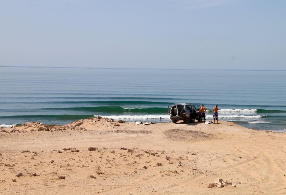 Nice Set of waves when surf guiding in Morocco