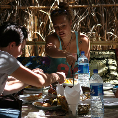 Eating Tagine in Paradise Valley with Surf Star Morocco