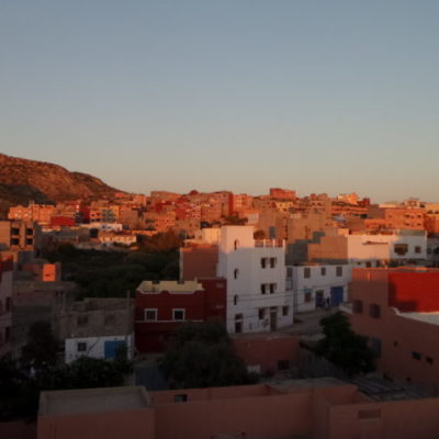 Sunset in Tamraght Morocco from Surf Star Morocco